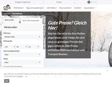 Tablet Screenshot of giga-reifen.net